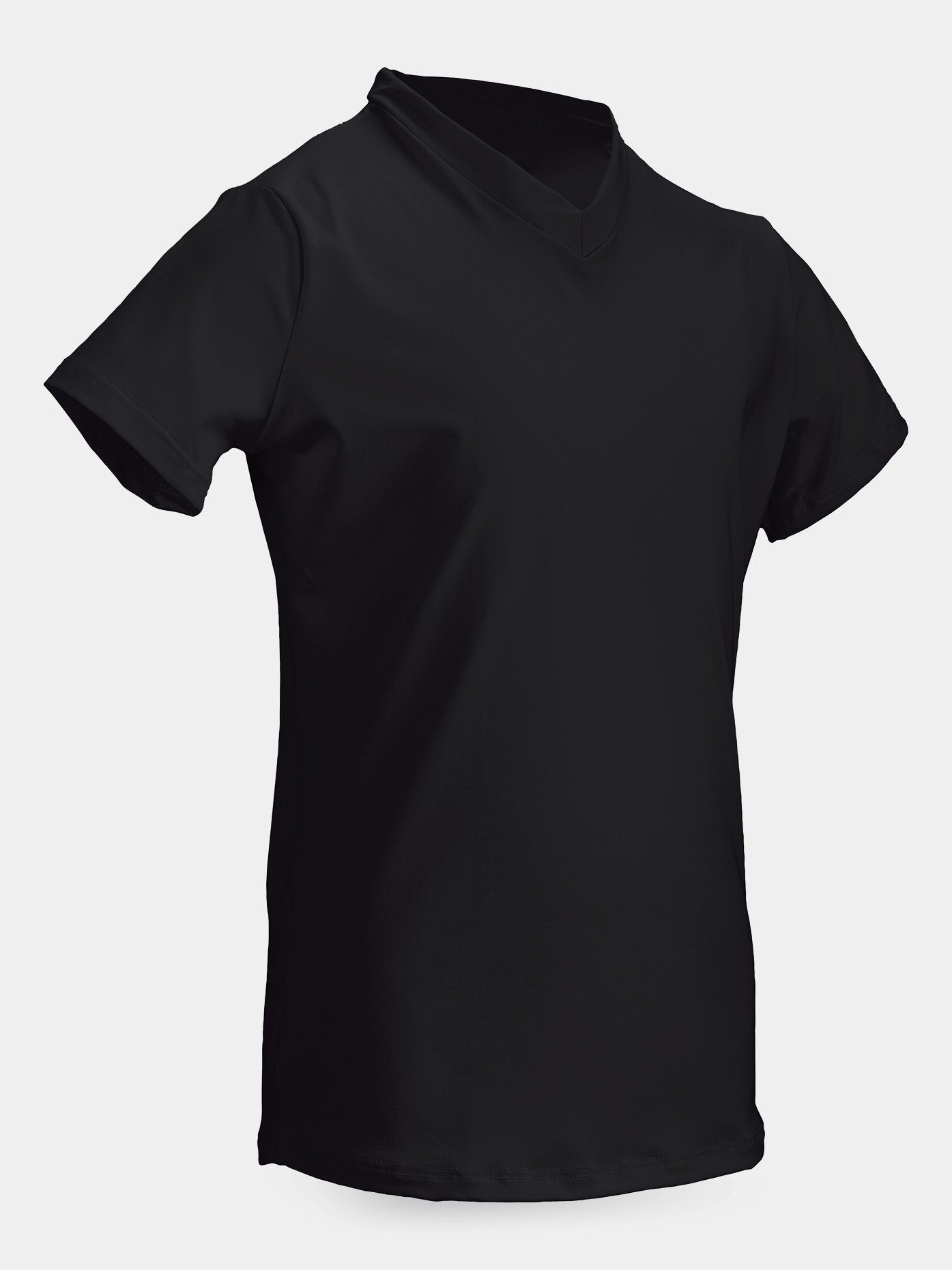 Boys 'Pasha' V-Neck Black Dance T-Shirt: Stylish and comfortable shirt for young male dancers